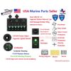 Rocker Toggle ON OFF Switch Panel 6 Gang Circuit Breaker USB