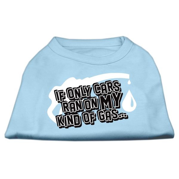 Mirage Pet Products 10-Inch My Kind of Gas Screen Print Shirts for Pets, Small, Baby Blue