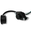 3-Wire Truck Winches Hand Remote Control Socket Push-in Plug Harness 16296