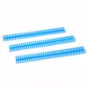 RAYSON Click Binding Spines, Binds up to 75 Sheets, 12mm, 34 Ring, Blue, Pack of 30