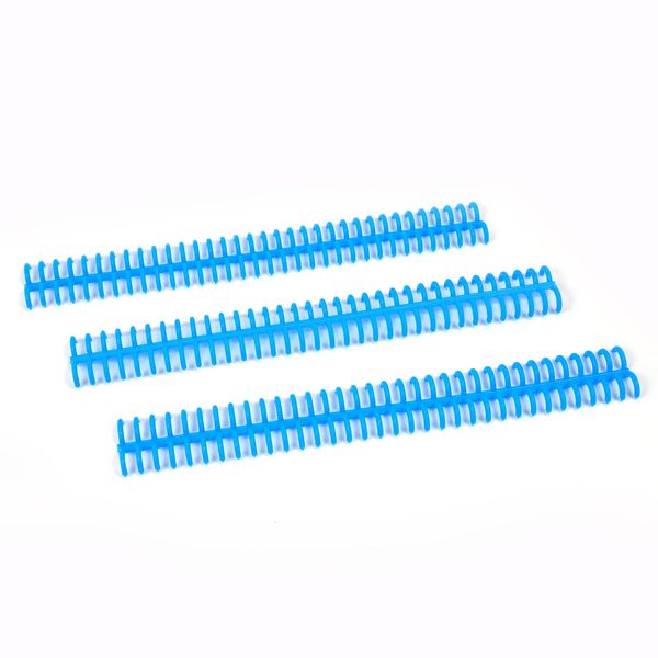 RAYSON Click Binding Spines, Binds up to 75 Sheets, 12mm, 34 Ring, Blue, Pack of 30