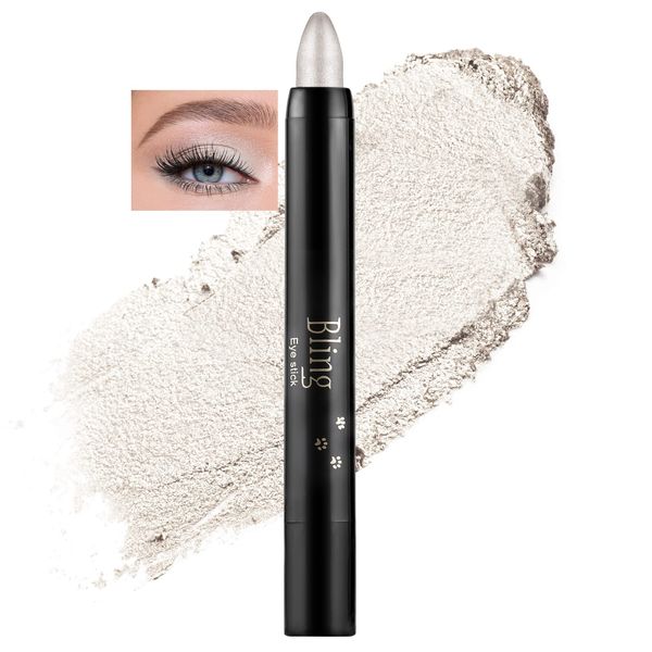 Boobeen Eyeshadow Pencil Crayon Wasserfester Lidschattenstift Shimmer Cream Eyeshadow Pen Erstellen Sie glitzerndes Augen-Make-up, einfach zu verwenden (01#)