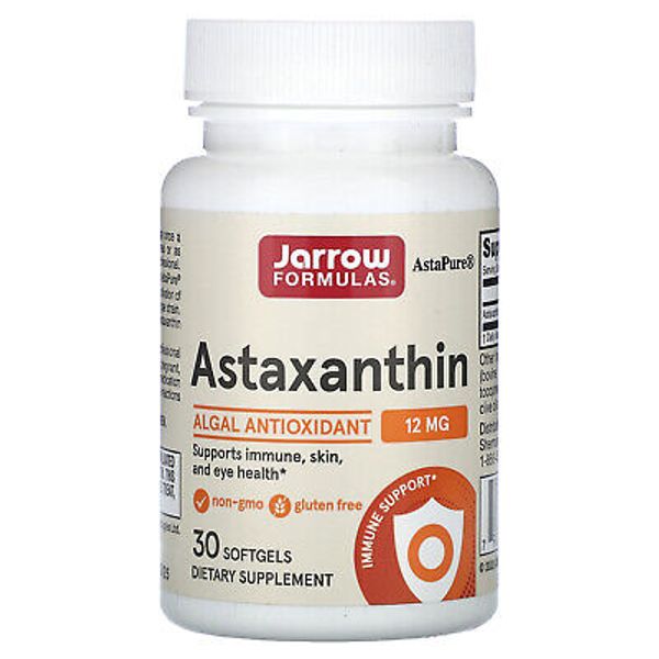 Astaxanthin, 12 mg, 30 Softgels