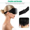 Contoured Cup 3D Sleep Eye Mask Memory Foam Blockout Light Full Cover Blindfold