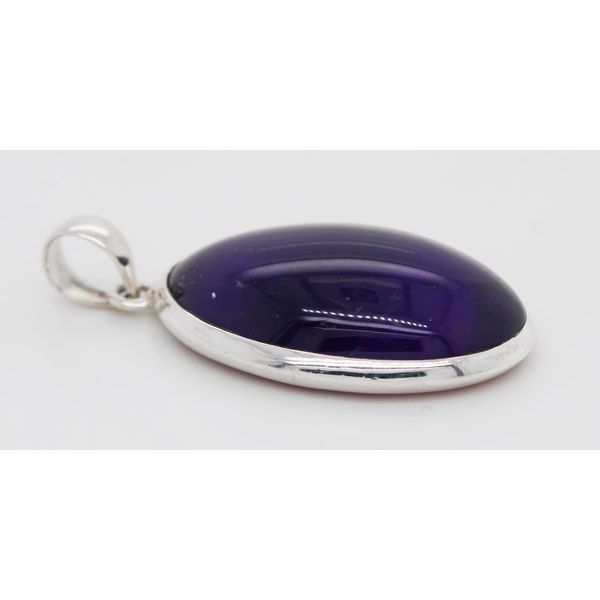 Ch.Abramowicz Amethyst Anhänger Silber 925 lila Edelstein 25ct