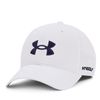Under Armour Mens Golf Cap White/Navy One Size