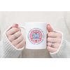Handmade by Stukk King COASTER023 Coffe Cup, Tea, Mug Coaster, Ceramic