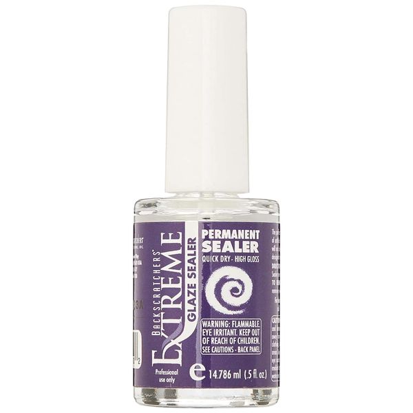 Backscratchers Extreme Glaze Sealer - High Gloss and Quick Dry Polish - Clear Permanent Top Coat