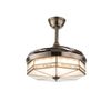 42'' Ceiling Fan with Light 36W Retractable LED Fan Lamp with Remote Control