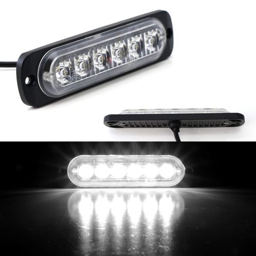 iJDMTOY Side Mount Hidden Xenon White LED Daylight Driving Light Kit, Compatible With 2019-up Gen4 Chevrolet Silverado 1500
