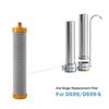 Frizzlife DSF02 Ersatzfilter für DS99 Arbeitsplatten-Wasserfilter (2. Stufe)