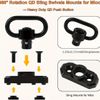 [THREE RABBITS] Sling & Mloc Sling Mount - Adjustable Extra Long 2 Point Traditional Sling for M-Lock Rail System