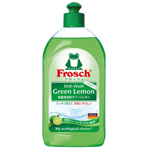 Frosch Dish Detergent, Green Lemon, 16.9 fl oz (500 ml)