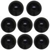 NASKA 7202 Eyeball Button, 0.3 inch (8 mm), Black, 8 Pieces