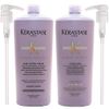 Blond Absolu Bain Ultra-Violet Purple Shampoo & Cicaflash Conditioner 34 Oz e...