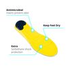 Impacto Anti-Fatigue Insole, Men's Size 8-9, Yellow and Blue