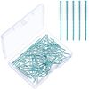 Cowwell Interdental Brush Teeth Soft Dental Picks Tooth Floss Interdental Brush Betweens Interdental Brush Refills White Refills for Tooth Cleaning (Tight, 60 Pieces)