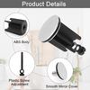 2PCS Pop Up Sink Plug Replacement - Universal 40MM Drain Stopper, Adjustable Height, Strong Seal For Bathroom & Kitchen