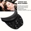 Silicone Shampoo Neck Head Rest Cushion, Durable Soft Hairdressing Backwash Bowl Gripper Hair Washing Sink