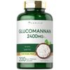 Glucomannan Capsules | 2400mg | 200 Count | Konjac Root | Non-GMO | by Carlyle