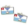 Belfast (Northern Ireland) Flag Cufflinks in Box