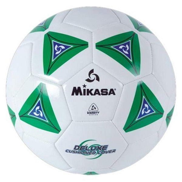 Mikasa Serious Soccer Ball (Green/White, Size 3)