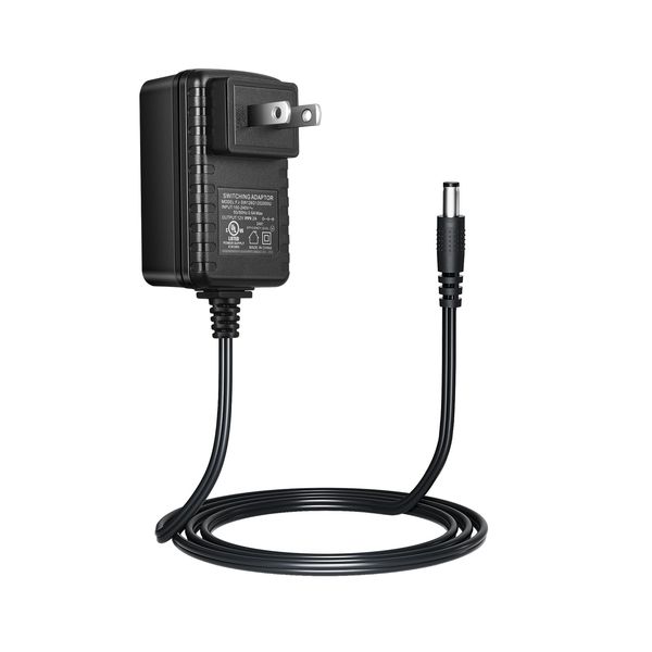 Security-01 AC to DC 12V 2A Power Supply Adapter,Compatible with Security Camera/DVR/NVR/Led Strip Lights,UL Listed
