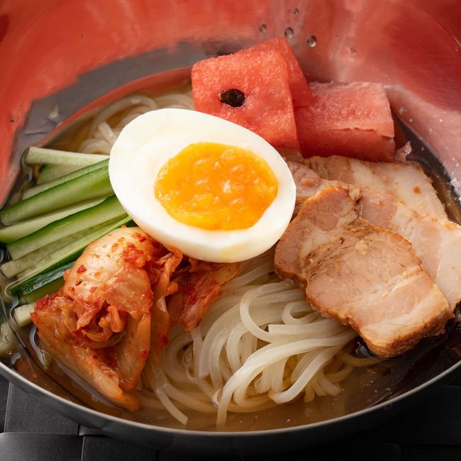 Morioka Cold Noodles, 4 Servings, Special W Soup, Commercial Use, Cold Noodles, Korean Food, Local Gourmet, Donmai