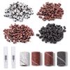 iTGOOS 200 Pieces Sanding Bands and 2 Pieces Electric Nail Drill Bits for Professional Manicure and Pedicure Portable Manicure Pedicure Kit with Sanding Bands and Nail Drill Bits 80# 120# 180# 240#