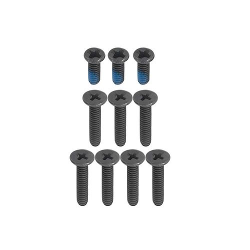 Zahara Black Lower Bottom Base Cover Case Screws Replacement for ASUS ROG Zephyrus G14 GA402， GA402R ，GA402X，A Set of 7 Long and 3 Short，Anti-take-Off Screws not Included, Specifications M2x5