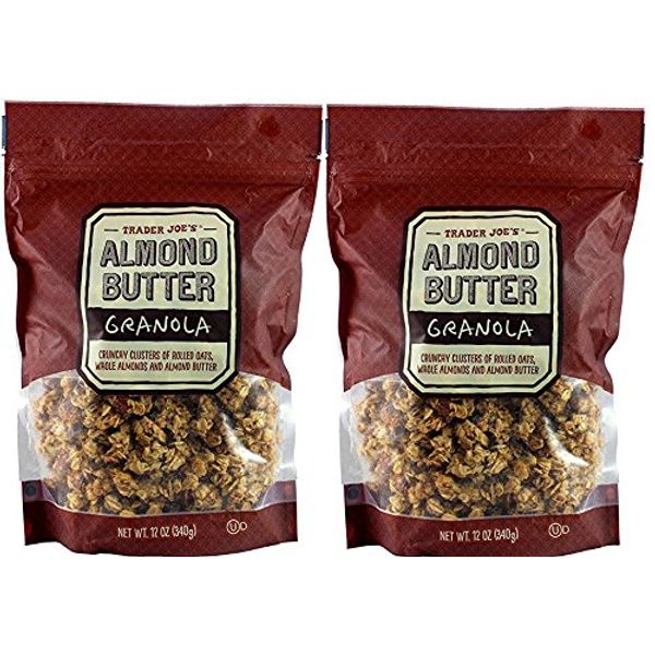 Trader Joe’s Almond Butter Granola, Crunchy, 12 Oz (Pack of 2)