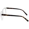 OPULIZE KOI Reading Glasses - Large Rectangular Frame - Clear - Mens Womens - Spring Hinges - R50-C - +1.00