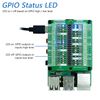 Freenove Breakout Board for Raspberry Pi 5 / 4B / 3B+ / 3B / 3A+ / 2B / 1B+ / 1A+ / Zero 2 W/Zero W/Zero, Terminal Block Shield HAT with Pin Header, GPIO Status LED