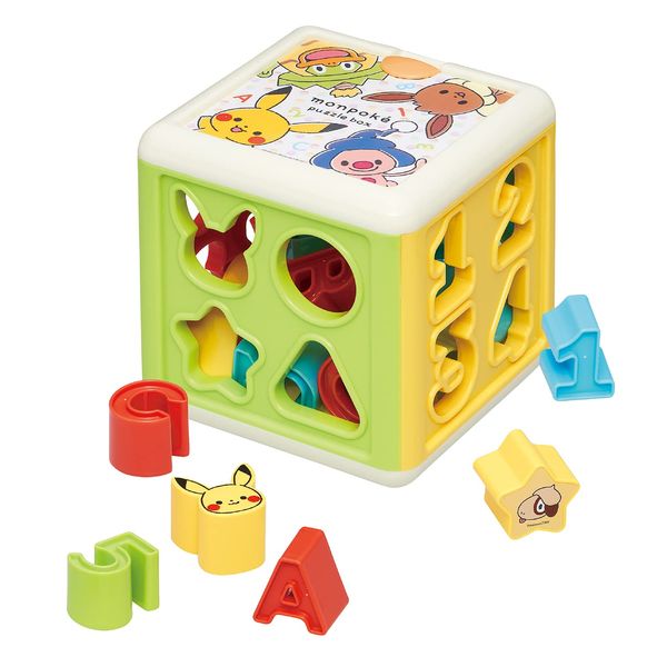 Toy Royal Monpoke Dice Puzzle (Block Play, Puzzle Play, Fingertip Play), Fun Learning Educational Toy (Shapes, Colors, Numbers, Alphabet), 1 Years, 2 Years, 3 Years Old, Educational Toy, Mold