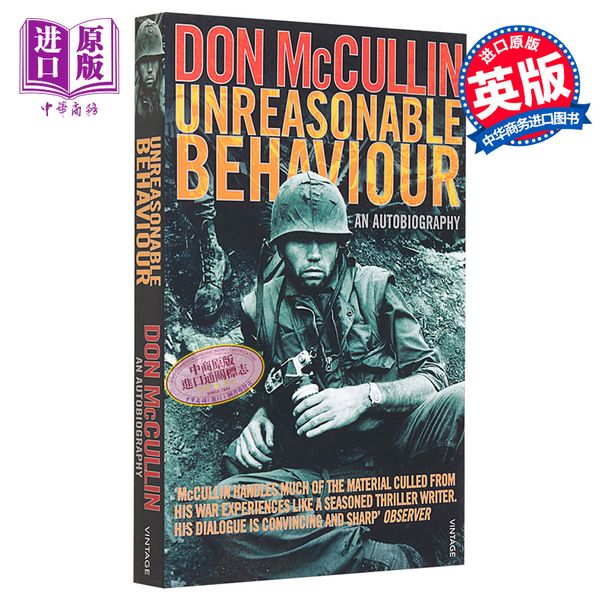 【中商原版】不合理的行为 英文原版 Unreasonable Behaviour Don McCullin