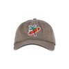 COASTAL - Palm Cross (olive) - Men`s Curved Visor Dad Cap