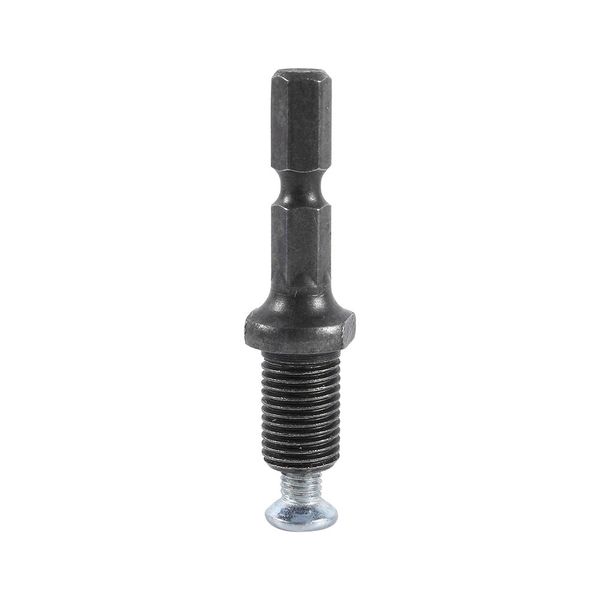 Electric Hammer Drill Chuck Adapter, Hex Shank Adapter, 3/8"-24UNF with 1/4 Hex Thread Screw