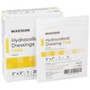 McKesson Thin Hydrocolloid Dressing 2 x 2" Square Thin Film Backing 20 per Box
