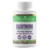 Paradise Herbs Eleuthero Root Extract, Adaptogen Supplement, Vegan, Non GMO, 120 Vegetarian Capsules