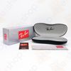 Black Large Hard Case with Cleaning Cloth & GiftBox for Rayban Sunglasses