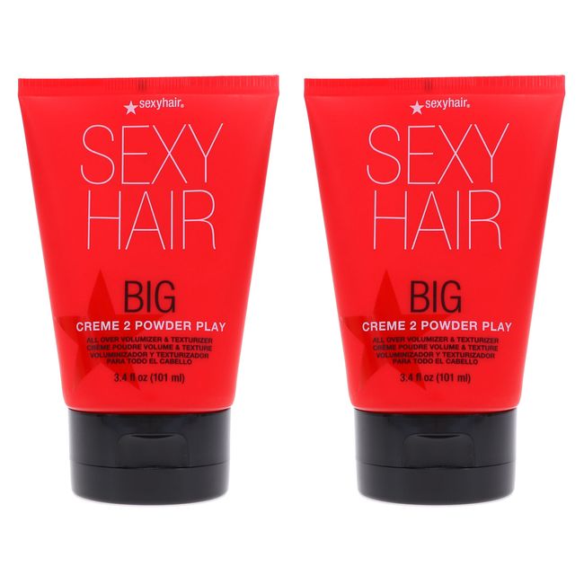 Sexy Hair Big Sexy Hair Creme 2 Powder Play 3.4 oz 2 Pack