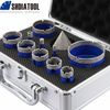 11pcs/kit Diamond Drilling Core Bit Set 6-65mm Hole Saw for Ceramic Tile Marble