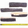 Barton 8-Pieces Ceramic Log Set Ash Wood Style w/Stackable Gas Heat Resistant