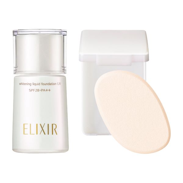 Elixir Speriel Whitening Liquid UV Pink Ochre 10 (SPF 28, PA++), 0.8 fl oz (25 ml)