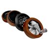 Headchef Woodman Grinder 4-Piece, Size 62 mm, Black
