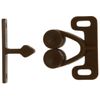 W4 Double Roller Catch - Brown, 2 Pack