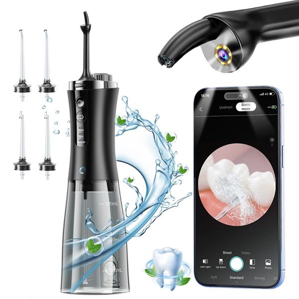 Oral irrigator Visual Water Flosser C2 with 10 MP Camera for Teeth, 2 Modes 1...