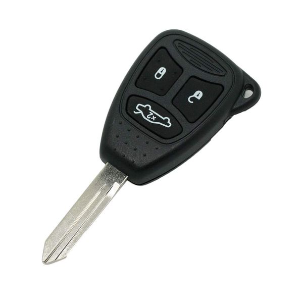 BROVACS Replacement Key Shell Compatible with DODGE JEEP CHRYSLER 3 Button Keyless Entry Remote Key Case Fob PG751B