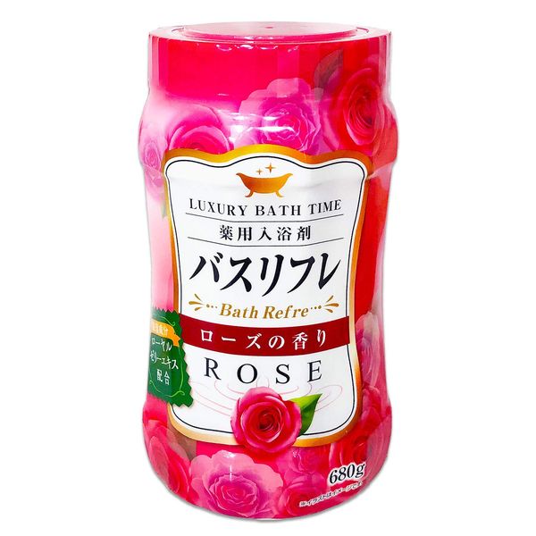 Lion Chemical Bath Reflex Medicated Bath Salt, Rose Scent