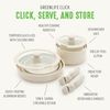 GreenLife 10 Piece Speckled Cream Ceramic Nonstick Cookware Set Induction Ready
